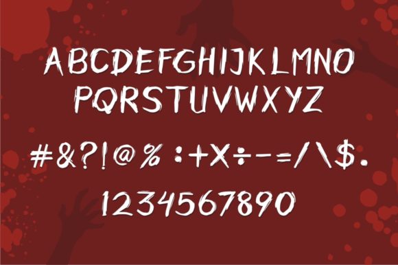 Horobi Font PNG with transparent background - Preview 1
