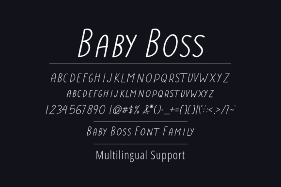 Baby Boss Font - Preview 3