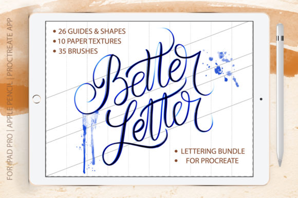 Better Letter Procreate Brush Bundle