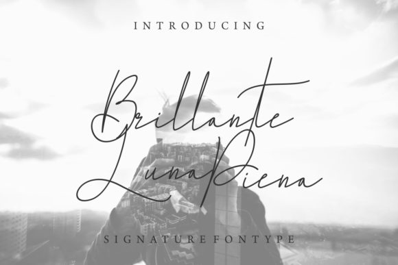 Brillante Luna Piena Font - Preview 1
