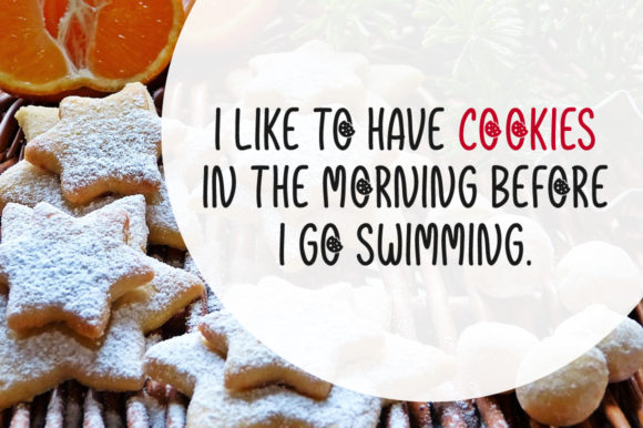 Christmas Cookies Font - Preview 1
