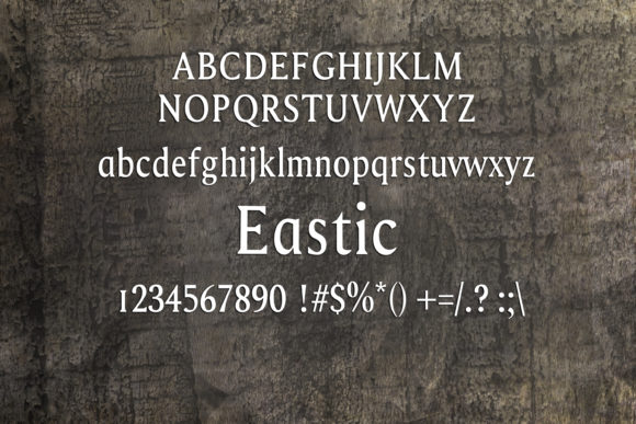 Eastic Font - Preview 1