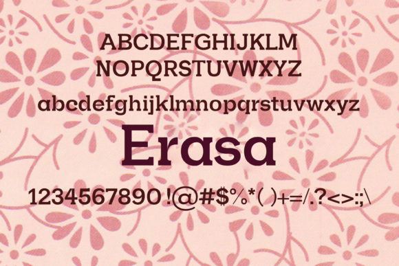 Erasa Font - Preview 1
