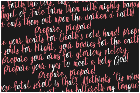 Handsome Devil Font font preview - 1