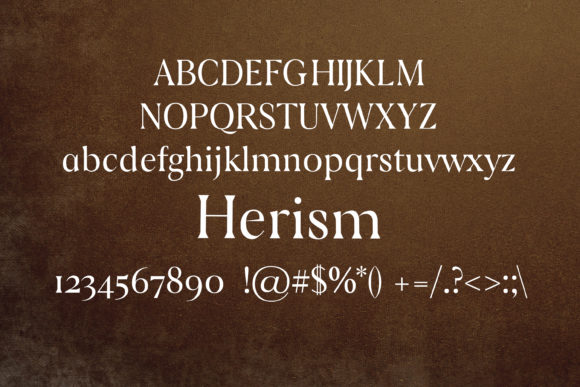 Herism Font - Preview 1