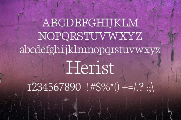 Herist Font - Preview 1