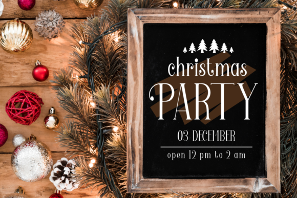 Holidays Christmas Font - Preview 1