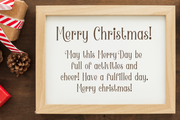 Holidays Christmas Font - Preview 3