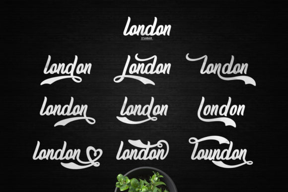 Homerun Script Font PNG with transparent background - Preview 1