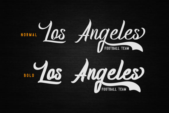 Homerun Script Font PNG with transparent background - Preview 3