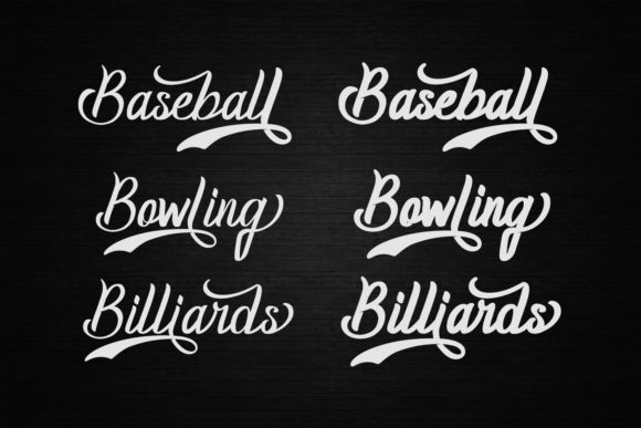 Homerun Script Font - Preview 4