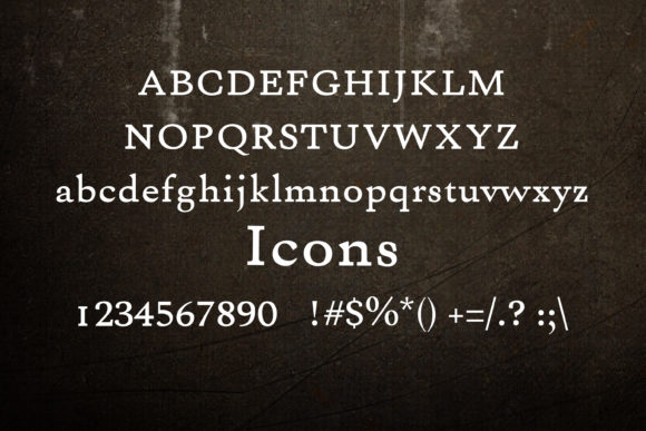 Icons Font PNG with transparent background - Preview 1