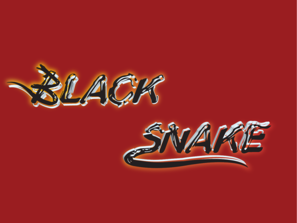 Metrix Snake Font PNG with transparent background - Preview 2