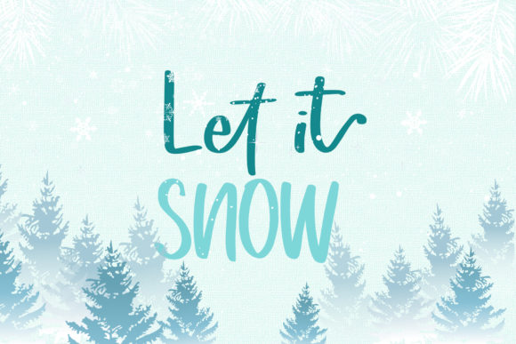 Mistletoes Font PNG with transparent background - Preview 2