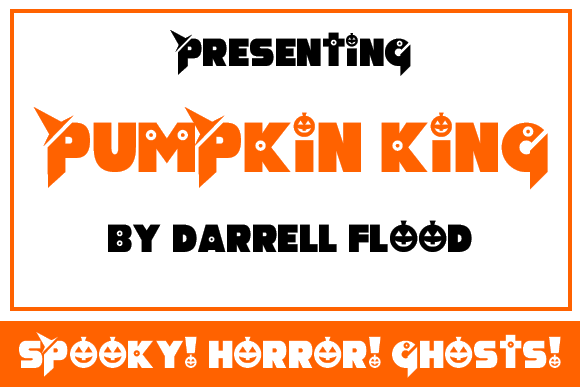 Pumpkin King Font PNG with transparent background - Preview 1