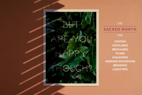 Sacred North Font PNG with transparent background - Preview 2