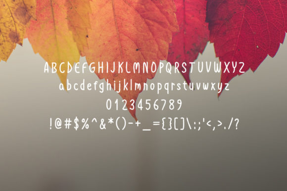 Autumn Happiness Font - Preview 3