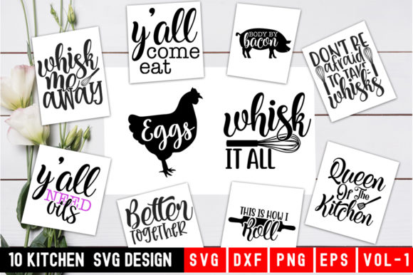 Kitchen Bundle Graphic Crafts By Buysvgbundles