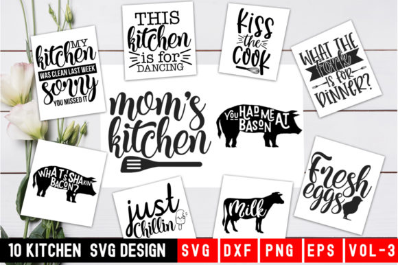 Kitchen Bundle Graphic Crafts By Buysvgbundles