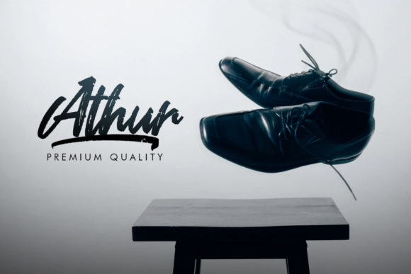 Smoke Attack Font PNG with transparent background - Preview 2