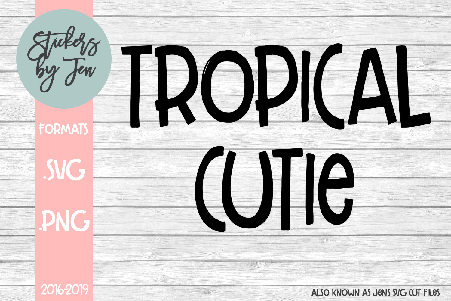 Tropical Cutie Graphic by Stickers By Jennifer &middot; Creative Fabric...