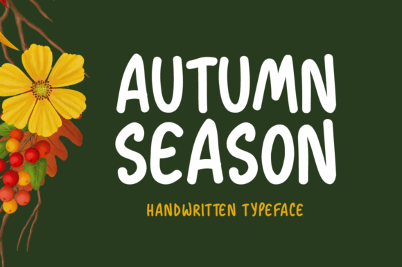 Autumn Season Display Font By Instagram Fonts