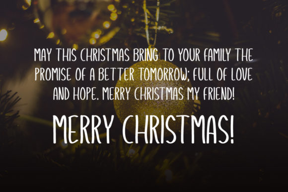 Christmas Holiday Font - Preview 2