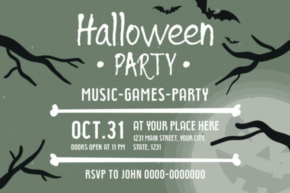 Halloween Duo Font PNG with transparent background - Preview 1