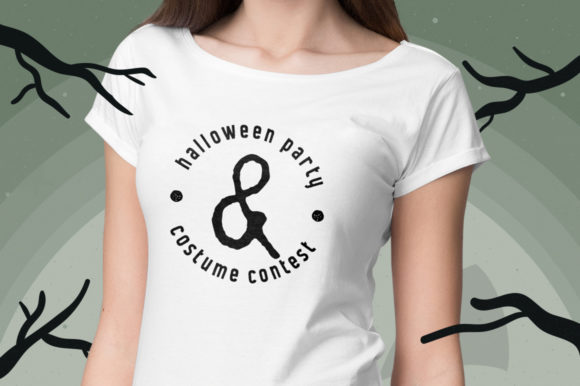 Halloween Duo Font PNG with transparent background - Preview 5