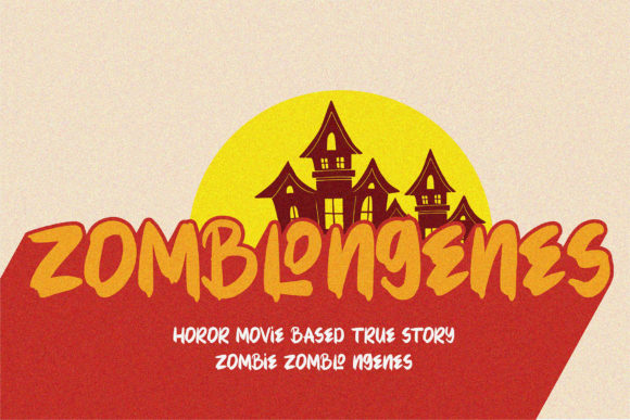 Helowen Monsta Font PNG with transparent background - Preview 2