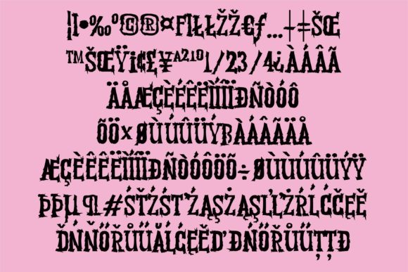 Hobgobbies Font PNG with transparent background - Preview 2