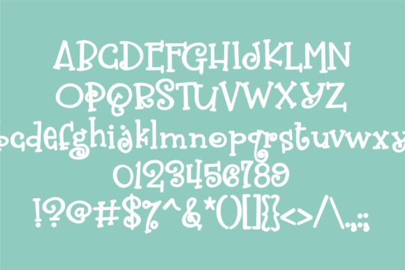 Honeypuff Font PNG with transparent background - Preview 1