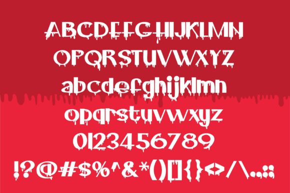 Hughes Horror Font PNG with transparent background - Preview 3