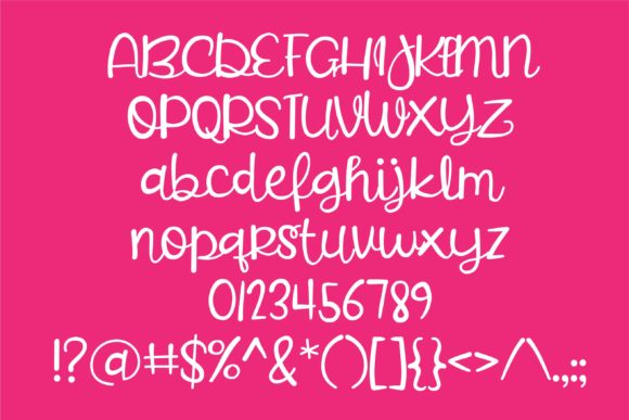 Overjealous Font PNG with transparent background - Preview 1