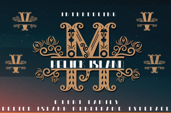 Relick Island Font PNG with transparent background - Preview 4