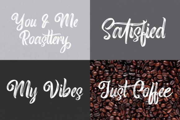 Roasttery Font PNG with transparent background - Preview 3