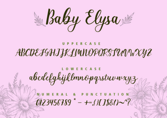 Baby Elysa Font - Preview 5