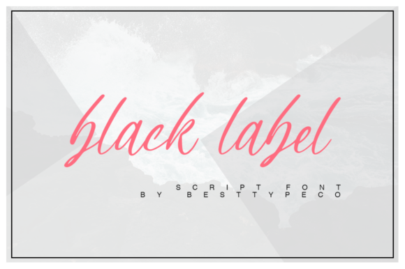 Black Label Font - Preview 5