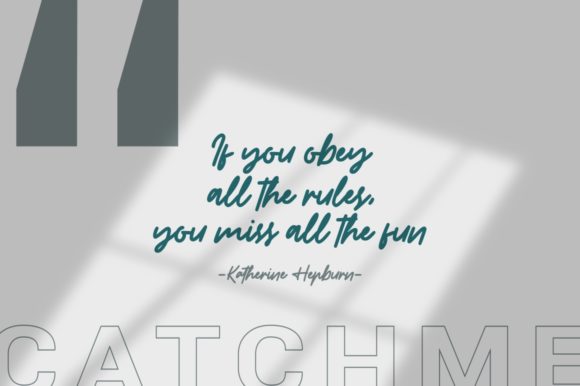Catchme Font - Preview 5