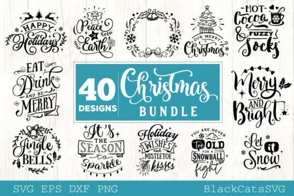 Christmas Bundle Bundle 40 Designs