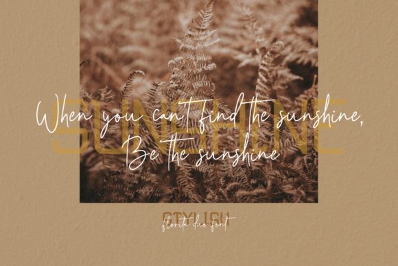 Florita Duo Font PNG with transparent background - Preview 2