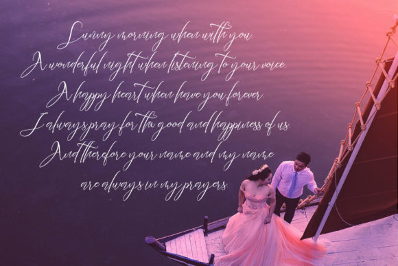 Heartkything Script Font - Preview 6