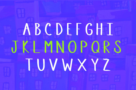 Memo's Hand Font PNG with transparent background - Preview 1