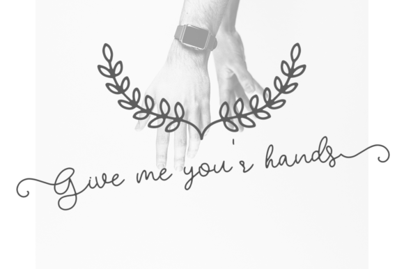 Power of Love Font PNG with transparent background - Preview 3