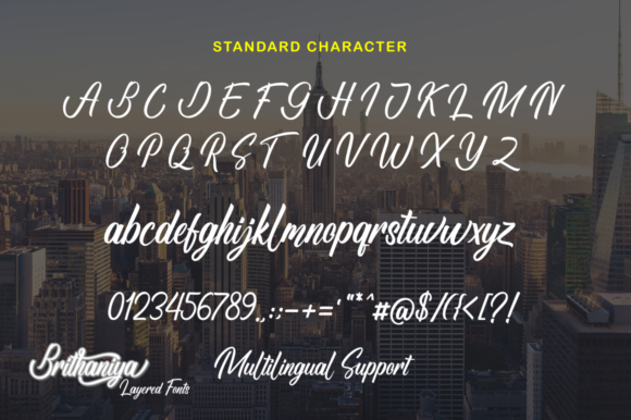 Brithaniya Font - Preview 6