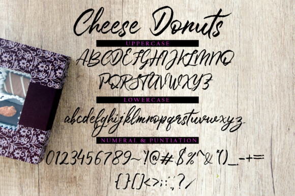 Cheese Donuts Font - Preview 5