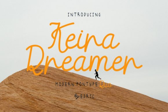 Keira Dreamer Font PNG with transparent background - Preview 1