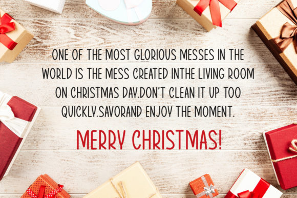 Merry Font PNG with transparent background - Preview 1
