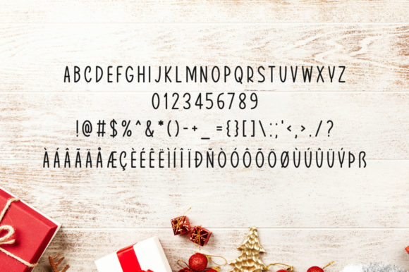 Merry Font PNG with transparent background - Preview 3
