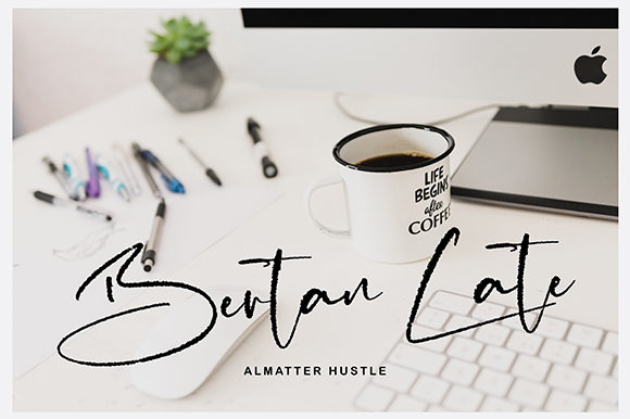 Almatter Hustle Font - Preview 2